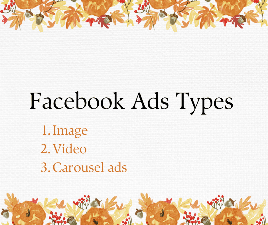 Different Types of Facebook ads 2022